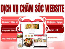 DỊCH VỤ CHĂM SÓC WEBSITE